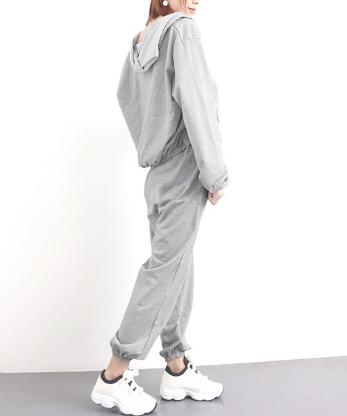 Miniministore（ミニミニストア）の「スウェット 3点セット レディース韓国（アンサンブル・レディース・グレー/ブラック・FREE）」の13枚目の写真