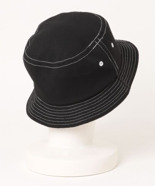 Dickies（ディッキーズ）の「DICKIES/ディッキーズ EX WAPPEN BUCKET HAT（ハット・メンズ・ブラック/インディゴブルー・57~59cm）」の3枚目の写真