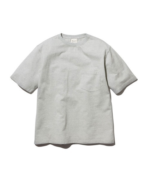 Snow Peak(スノーピーク)の「Recycled Cotton Heavy T-Shirt(Tシャツ/カットソー・メンズ・キナリ/グレー/ブラック・1/S/M/L/XL)」の20枚目の写真