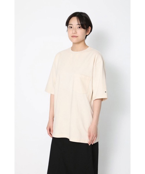 Snow Peak(スノーピーク)の「Recycled Cotton Heavy T-Shirt(Tシャツ/カットソー・メンズ・キナリ/グレー/ブラック・1/S/M/L/XL)」の14枚目の写真