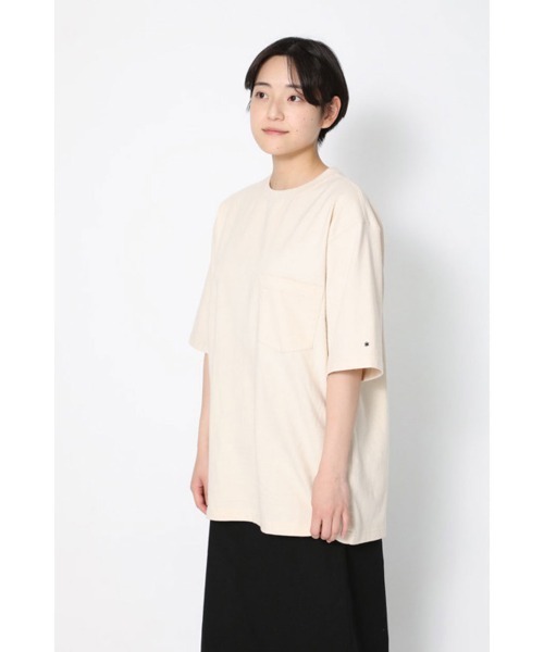 Snow Peak(スノーピーク)の「Recycled Cotton Heavy T-Shirt(Tシャツ/カットソー・メンズ・キナリ/グレー/ブラック・1/S/M/L/XL)」の15枚目の写真