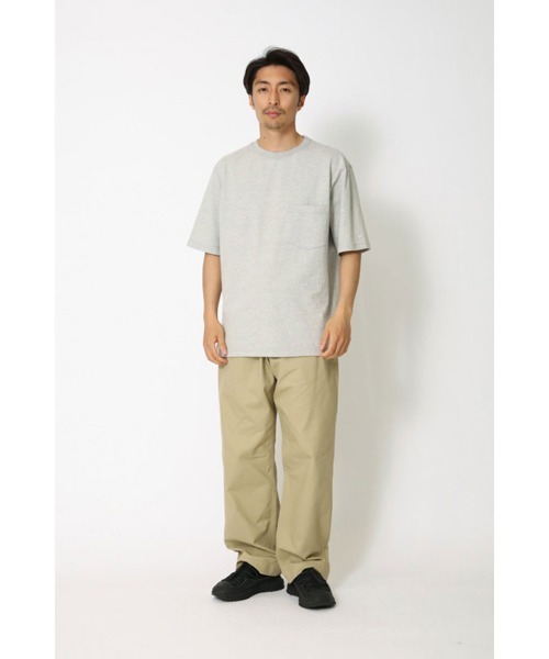 Snow Peak(スノーピーク)の「Recycled Cotton Heavy T-Shirt(Tシャツ/カットソー・メンズ・キナリ/グレー/ブラック・1/S/M/L/XL)」の9枚目の写真