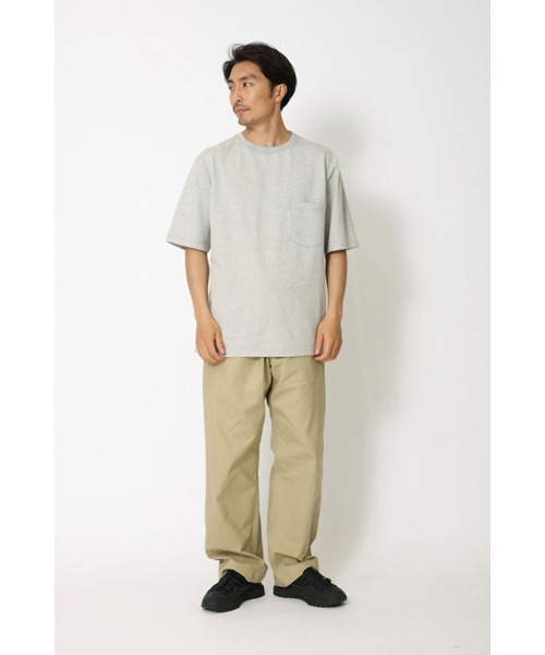 Snow Peak(スノーピーク)の「Recycled Cotton Heavy T-Shirt(Tシャツ/カットソー・メンズ・キナリ/グレー/ブラック・1/S/M/L/XL)」の10枚目の写真