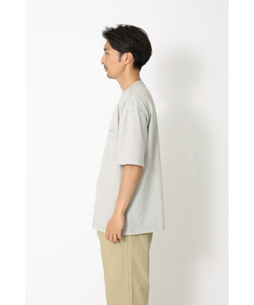 Snow Peak(スノーピーク)の「Recycled Cotton Heavy T-Shirt(Tシャツ/カットソー・メンズ・キナリ/グレー/ブラック・1/S/M/L/XL)」の12枚目の写真