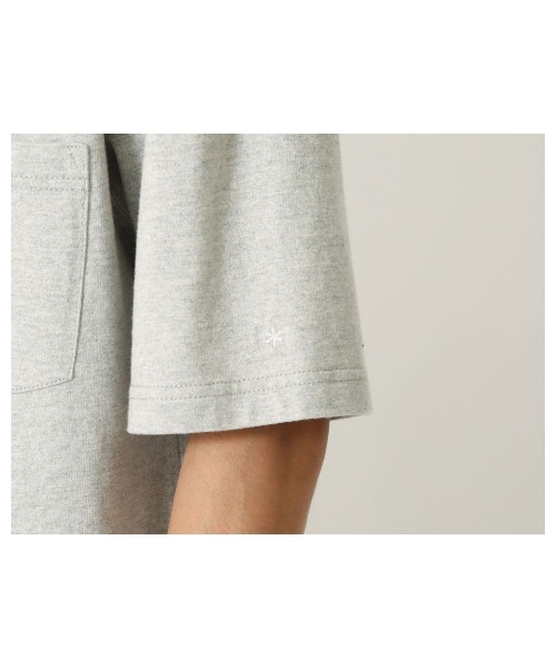 Snow Peak(スノーピーク)の「Recycled Cotton Heavy T-Shirt(Tシャツ/カットソー・メンズ・キナリ/グレー/ブラック・1/S/M/L/XL)」の18枚目の写真