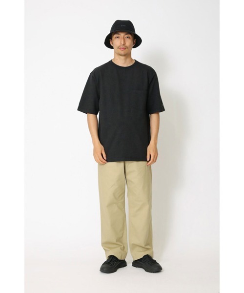 Snow Peak(スノーピーク)の「Recycled Cotton Heavy T-Shirt(Tシャツ/カットソー・メンズ・キナリ/グレー/ブラック・1/S/M/L/XL)」の4枚目の写真
