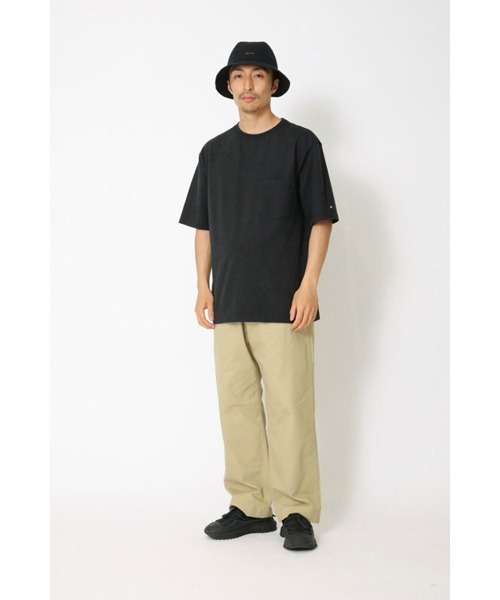 Snow Peak(スノーピーク)の「Recycled Cotton Heavy T-Shirt(Tシャツ/カットソー・メンズ・キナリ/グレー/ブラック・1/S/M/L/XL)」の5枚目の写真