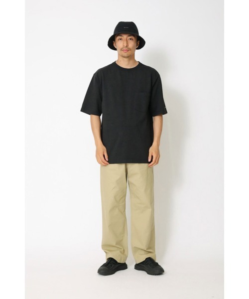 Snow Peak(スノーピーク)の「Recycled Cotton Heavy T-Shirt(Tシャツ/カットソー・メンズ・キナリ/グレー/ブラック・1/S/M/L/XL)」の6枚目の写真