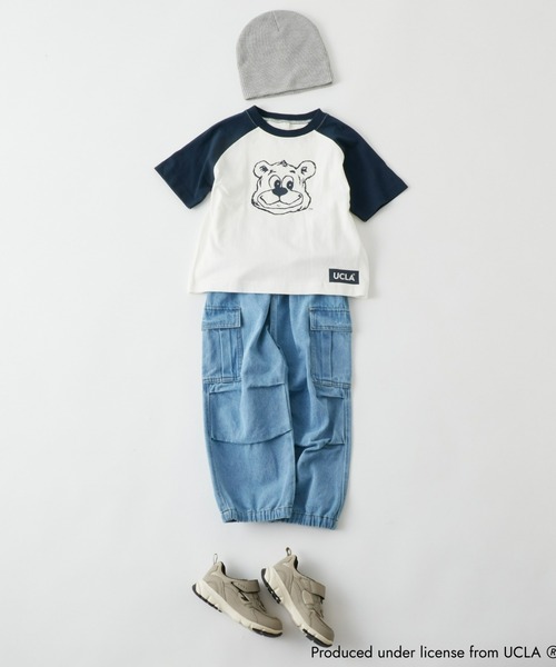 UCLA（ユーシーエルエー）の「【KIDS】【UCLA】TYPY別注プリントラグランTee（Tシャツ/カットソー・キッズ・チャコールグレー/ネイビー・XX-LARGE/X-LARGE/LARGE/MEDIUM/SMALL）」の6枚目の写真