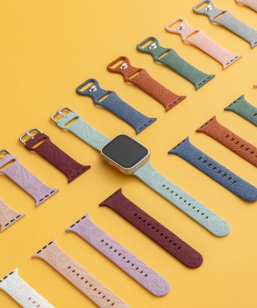 emonique(エモニーク)の「シリコン製 Apple Watch バンド スマートウォッチバンド【38/40/41/42/44/45/49mm対応】(デジタル腕時計・レディース・ミント/パープル/ワインレッド/ホワイト/グリーン/テラコッタ/ピンク/ライトピンク/ブラック/スモークピンク/ブルー/グレー/オフホワイト・42/38)」の14枚目の写真