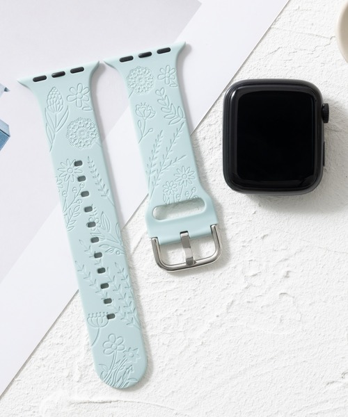 emonique(エモニーク)の「シリコン製 Apple Watch バンド スマートウォッチバンド【38/40/41/42/44/45/49mm対応】(デジタル腕時計・レディース・ミント/パープル/ワインレッド/ホワイト/グリーン/テラコッタ/ピンク/ライトピンク/ブラック/スモークピンク/ブルー/グレー/オフホワイト・42/38)」の17枚目の写真
