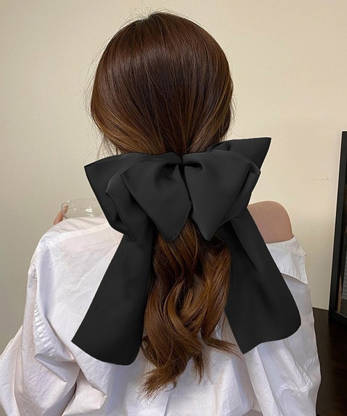 Dita Muaj.（ディータムアージュ）の「【選べる】ビッグリボンクリップ（バレッタ/ヘアクリップ・レディース・ブラック/ブラック系その他・FREE）」の9枚目の写真