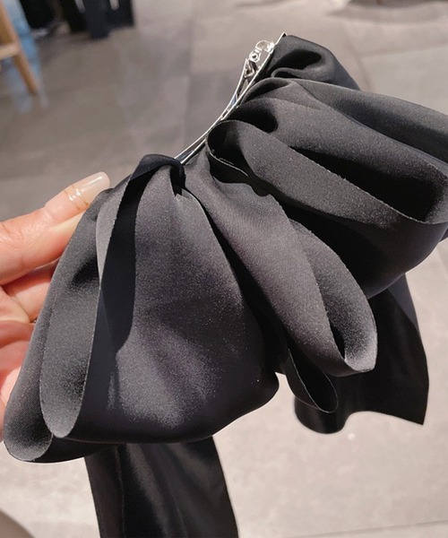 Dita Muaj.（ディータムアージュ）の「【選べる】ビッグリボンクリップ（バレッタ/ヘアクリップ・レディース・ブラック/ブラック系その他・FREE）」の10枚目の写真