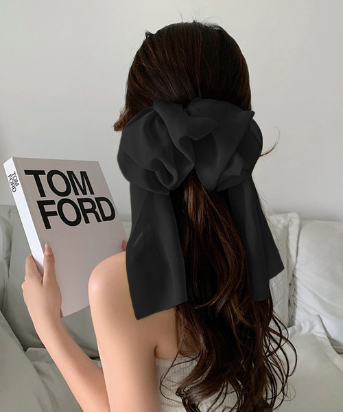 Dita Muaj.（ディータムアージュ）の「【選べる】ビッグリボンクリップ（バレッタ/ヘアクリップ・レディース・ブラック/ブラック系その他・FREE）」の6枚目の写真