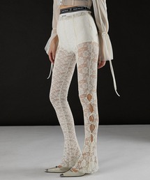 PRANK PROJECT レースフレアレギンス ブラック フリーサイズ PRANK PROJECT(プランク プロジェクト)｜レースフレアレギンス