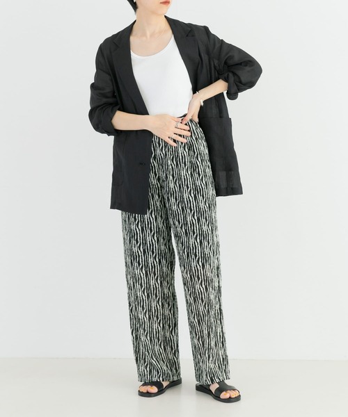 URBAN RESEARCH（アーバンリサーチ）の「『MADE IN JAPAN』リブタンクトップ（タンクトップ・レディース・チャコールグレー/ブルー系その他/ホワイト/シルバー・FREE）」の7枚目の写真