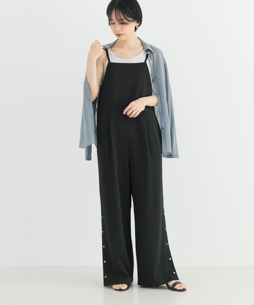 URBAN RESEARCH（アーバンリサーチ）の「『MADE IN JAPAN』リブタンクトップ（タンクトップ・レディース・チャコールグレー/ブルー系その他/ホワイト/シルバー・FREE）」の10枚目の写真