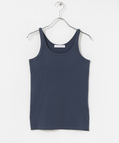 URBAN RESEARCH（アーバンリサーチ）の「『MADE IN JAPAN』リブタンクトップ（タンクトップ・レディース・チャコールグレー/ブルー系その他/ホワイト/シルバー・FREE）」の19枚目の写真