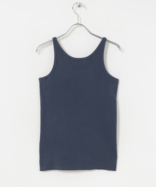 URBAN RESEARCH（アーバンリサーチ）の「『MADE IN JAPAN』リブタンクトップ（タンクトップ・レディース・チャコールグレー/ブルー系その他/ホワイト/シルバー・FREE）」の21枚目の写真