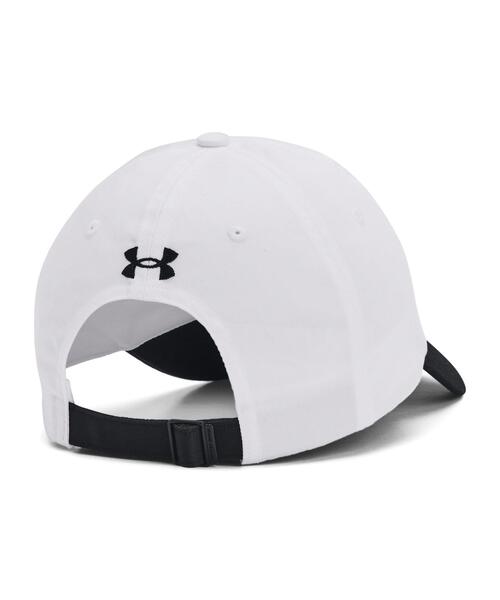 UNDER ARMOUR(アンダーアーマー)の「UAスポーツスタイル アジャスタブル キャップ(トレーニング/レディース)(キャップ・レディース・ホワイト・ONESIZE)」の2枚目の写真