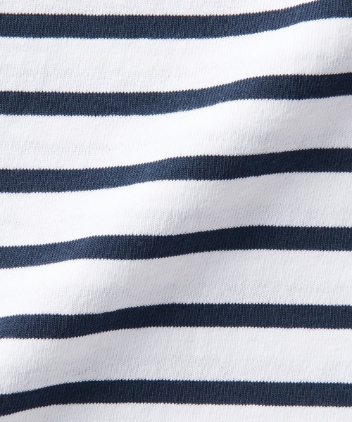 無印良品（ムジルシリョウヒン）の「紳士　洗いざらし太番手ボートネック五分袖Ｔシャツ（Tシャツ/カットソー・メンズ・ダークブラウン系4/ブラック系2/ブルー系6/ネイビー系1・XL/L/M/S）」の15枚目の写真