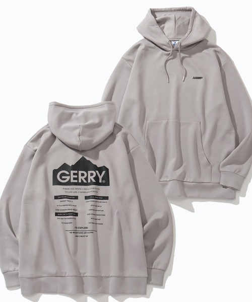 セール】【GERRY/ジェリー】グラフィック ダンボールニットフーデッド