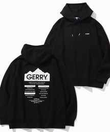 【GERRY/ジェリー】グラフィック ダンボールニットフーデッドパーカー