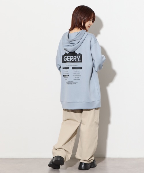 GERRY(ジェリー)の「【GERRY/ジェリー】グラフィック ダンボールニットフーデッドパーカー(パーカー・メンズ・ブラック/ブルー/グレー/ホワイト・L/LL/M)」の12枚目の写真
