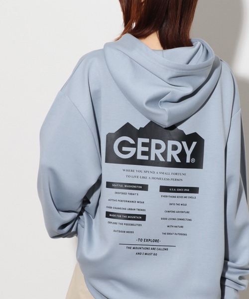 GERRY(ジェリー)の「【GERRY/ジェリー】グラフィック ダンボールニットフーデッドパーカー(パーカー・メンズ・ブラック/ブルー/グレー/ホワイト・L/LL/M)」の18枚目の写真