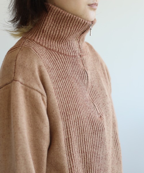 S'more(スモア)の「Ribbed stripe sweater (リブストライプセーター) (AW)(ニット/セーター・レディース・ホワイト/ベージュ・MEDIUM/SMALL/LARGE)」の18枚目の写真