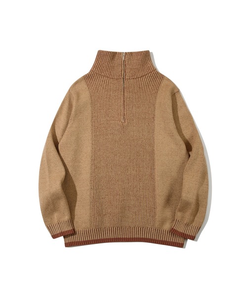 S'more(スモア)の「Ribbed stripe sweater (リブストライプセーター) (AW)(ニット/セーター・レディース・ホワイト/ベージュ・MEDIUM/SMALL/LARGE)」の15枚目の写真