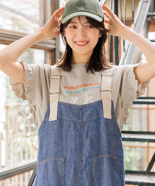 niko and...(ニコアンド)の「アソートフリルロックTEE(Tシャツ/カットソー・レディース・ライトグレー/チャコール/オフホワイト/ブルー/ブラック・MEDIUM/LARGE)」の4枚目の写真