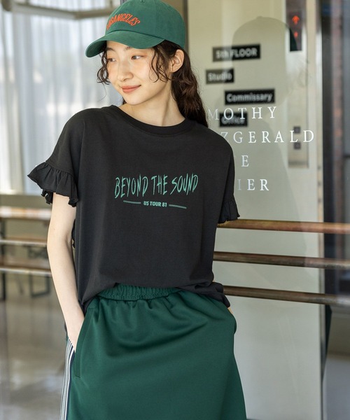 niko and（ニコアンド）の「アソートフリルロックTEE（T