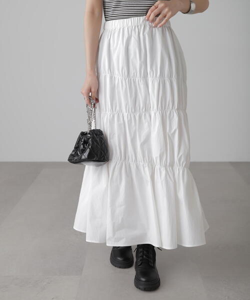 FREE'S MART(フリーズマート)の「◆ランダムシャーリングスカート(スカート・レディース・ホワイト/ブラック/カーキ・SMALL/MEDIUM)」の7枚目の写真