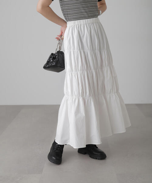 FREE'S MART(フリーズマート)の「◆ランダムシャーリングスカート(スカート・レディース・ホワイト/ブラック/カーキ・SMALL/MEDIUM)」の8枚目の写真