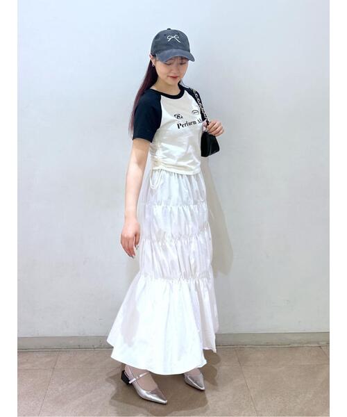 FREE'S MART(フリーズマート)の「◆ランダムシャーリングスカート(スカート・レディース・ホワイト/ブラック/カーキ・SMALL/MEDIUM)」の9枚目の写真