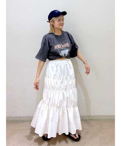 FREE'S MART(フリーズマート)の「◆ランダムシャーリングスカート(スカート・レディース・ホワイト/ブラック/カーキ・SMALL/MEDIUM)」の10枚目の写真