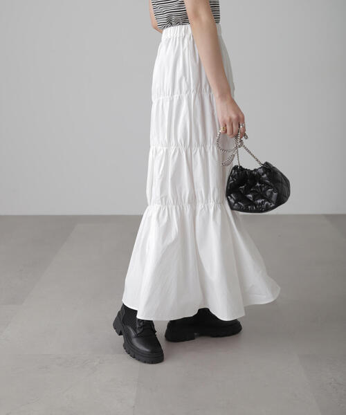 FREE'S MART(フリーズマート)の「◆ランダムシャーリングスカート(スカート・レディース・ホワイト/ブラック/カーキ・SMALL/MEDIUM)」の11枚目の写真