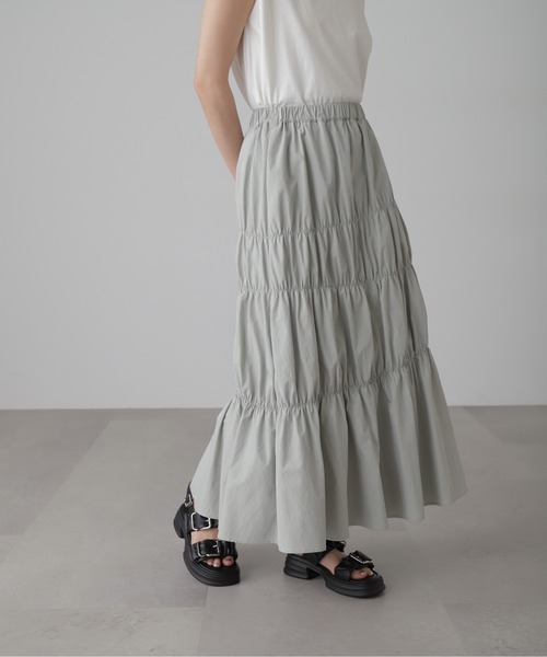 FREE'S MART(フリーズマート)の「◆ランダムシャーリングスカート(スカート・レディース・ホワイト/ブラック/カーキ・SMALL/MEDIUM)」の3枚目の写真