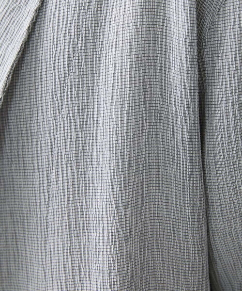MK MICHEL KLEIN HOMME (エムケーミッシェルクランオム)の「ドライ楊柳コーディガン(カーディガン/ボレロ・メンズ・アイボリー/ブラック/ライトグレー・48/46)」の13枚目の写真