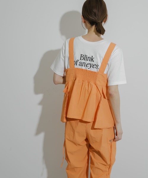 Uiscel(ユイセル)の「Uiscel ビックポケットベスト(ベスト・レディース・オレンジ/ブラック/ライトベージュ・ONE)」の14枚目の写真