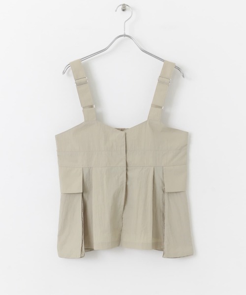 Uiscel(ユイセル)の「Uiscel ビックポケットベスト(ベスト・レディース・オレンジ/ブラック/ライトベージュ・ONE)」の22枚目の写真