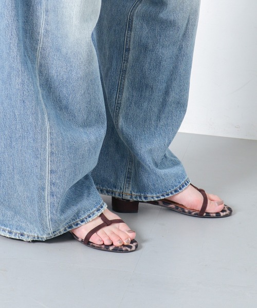 EVOL（イーボル）の「【EVOL】Tストラップラウンドサンダル IW5416（サンダル・レディース・シルバー/ゴールド/ブラック/ブラウン・LL/L/M/S）」の2枚目の写真