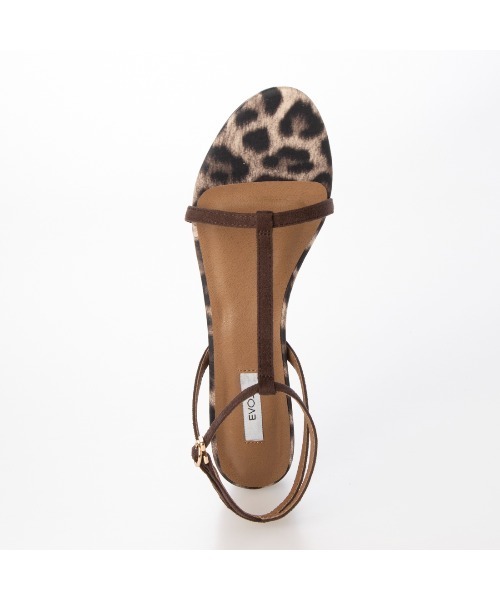 EVOL（イーボル）の「【EVOL】Tストラップラウンドサンダル IW5416（サンダル・レディース・シルバー/ゴールド/ブラック/ブラウン・LL/L/M/S）」の13枚目の写真