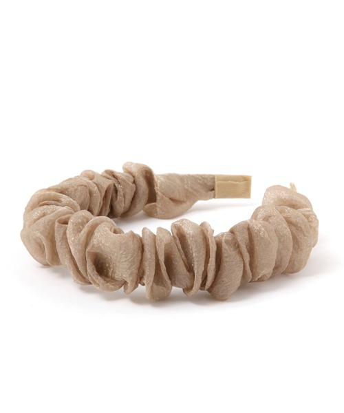 niko and...（ニコアンド）の「クシュクシュカチューシャ（カチューシャ・レディース・グレー/ブラック/ベージュ・0）」の3枚目の写真