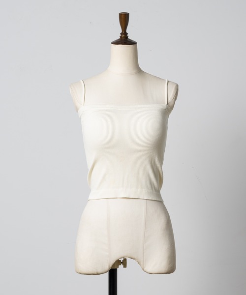 Happy John（ハッピージョン）の「short cup cami / カップ付きキャミソール（キャミソール・レディース・ブラック/ホワイト/ブラウン/グリーン・FREE）」の17枚目の写真