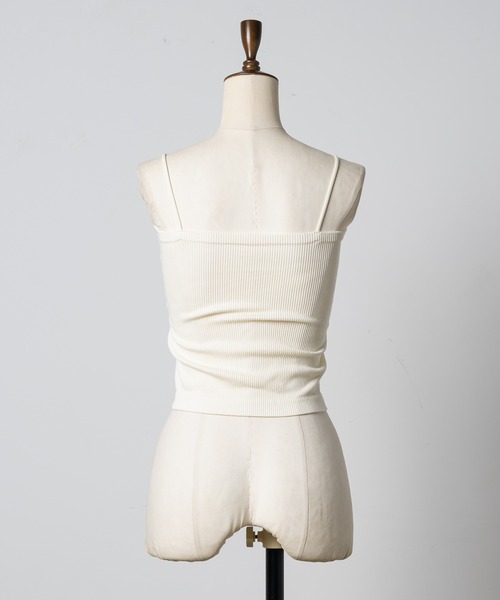 Happy John（ハッピージョン）の「short cup cami / カップ付きキャミソール（キャミソール・レディース・ブラック/ホワイト/ブラウン/グリーン・FREE）」の7枚目の写真