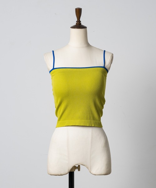 Happy John（ハッピージョン）の「short cup cami / カップ付きキャミソール（キャミソール・レディース・ブラック/ホワイト/ブラウン/グリーン・FREE）」の9枚目の写真