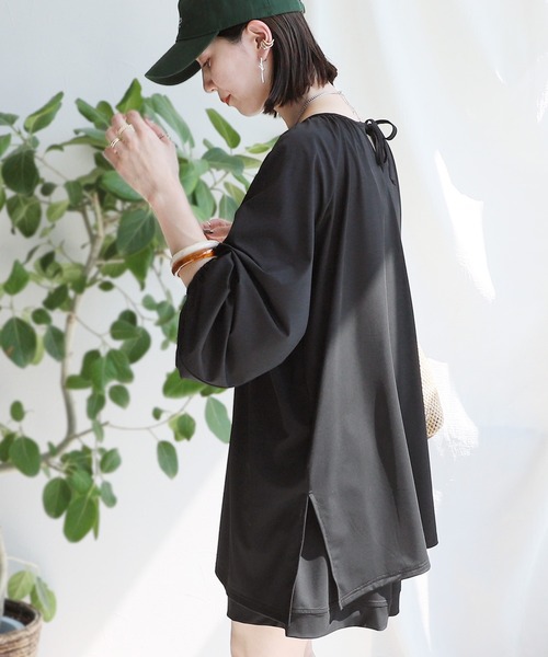 reca（レカ）の「UVカット ラッシュガード チュニックプルオーバー（ラッシュガード・レディース・モカ/ブラック・L/M/S）」の22枚目の写真