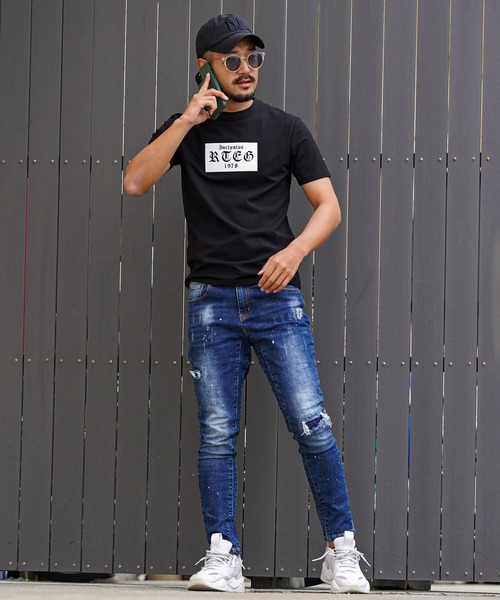 adamsJUGGLER(アダムスジャグラー)の「24/RTEGボックスO/Eティー(Tシャツ/カットソー・メンズ・ピンク/イエロー/ブラック/ホワイト・L/XL/XXL/S/M)」の5枚目の写真